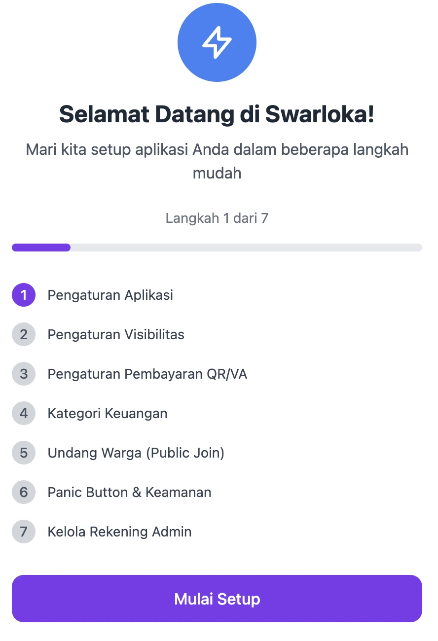 Onboarding Step